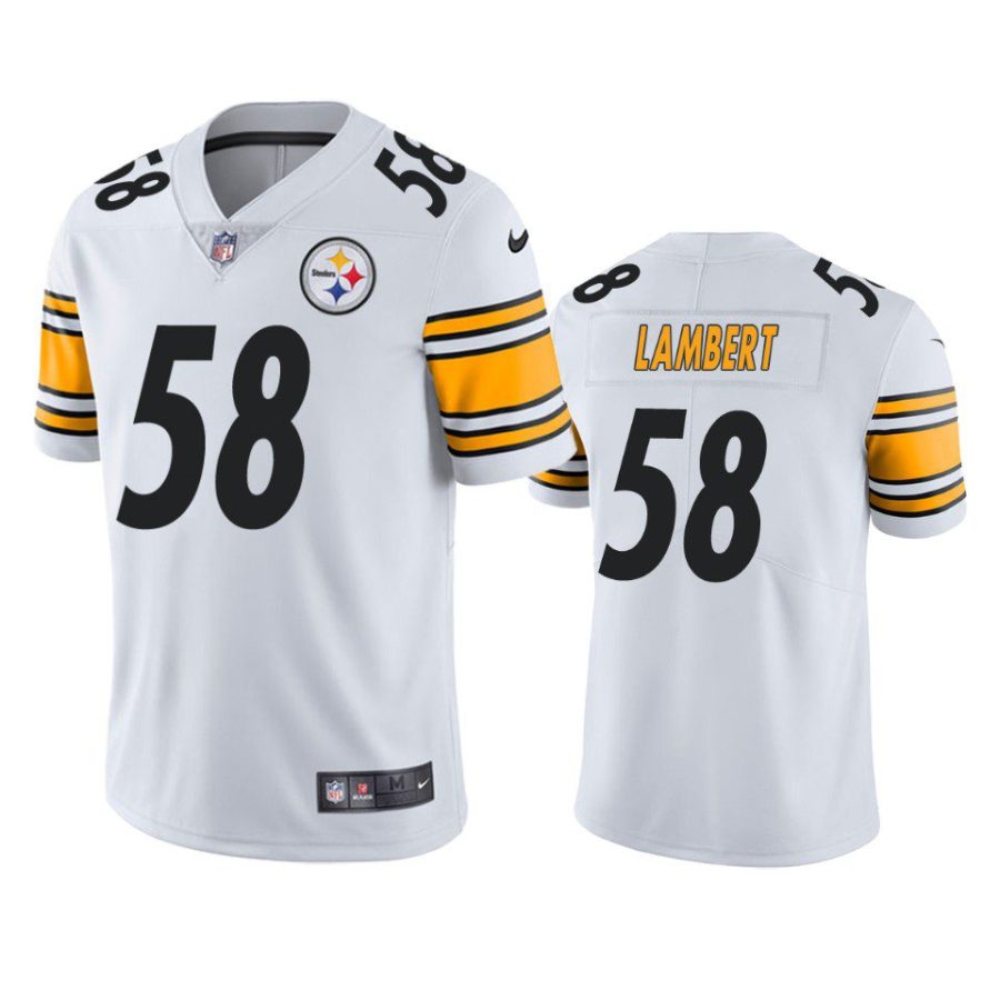 jack lambert steelers white vapor jersey