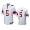 jacob eason giants white alternate jersey