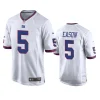 jacob eason giants white game jersey