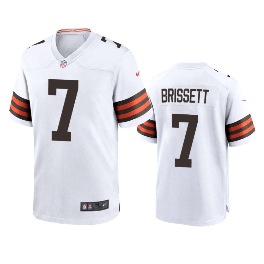 jacoby brissett browns white game jersey