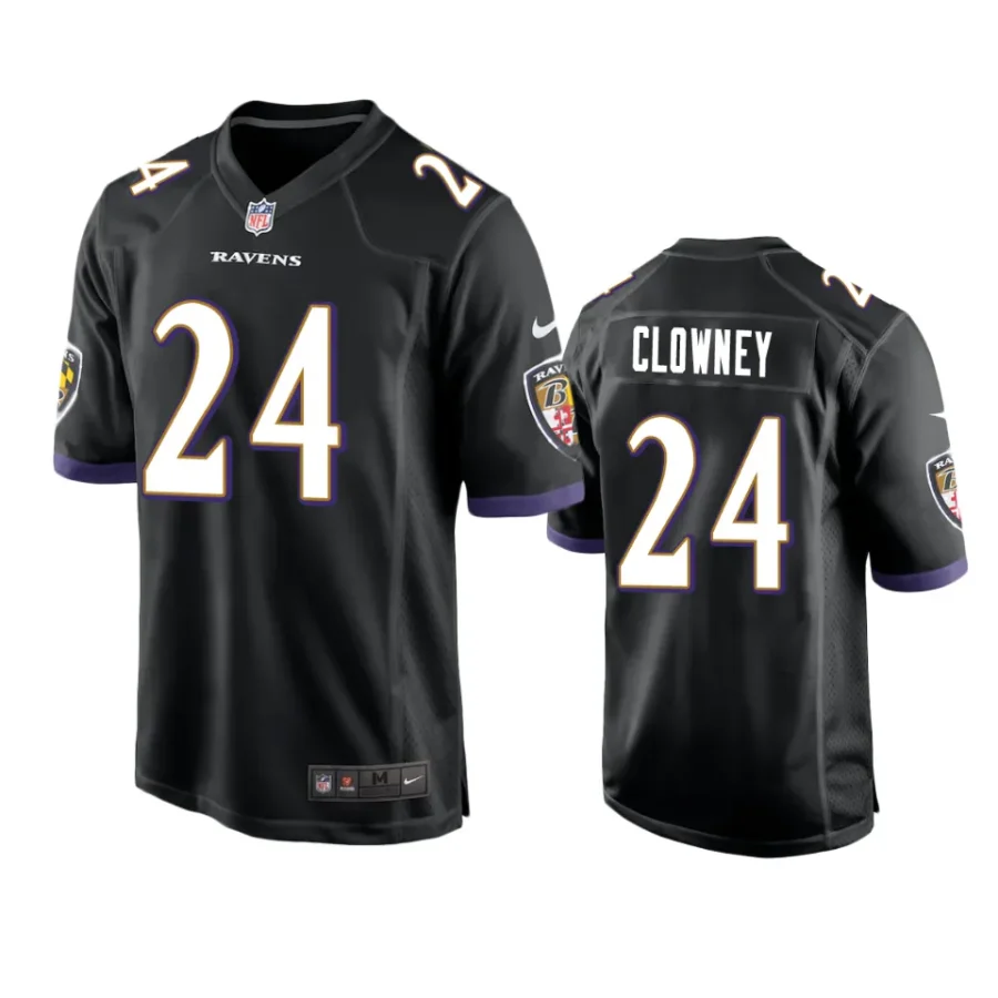 jadeveon clowney ravens black game jersey