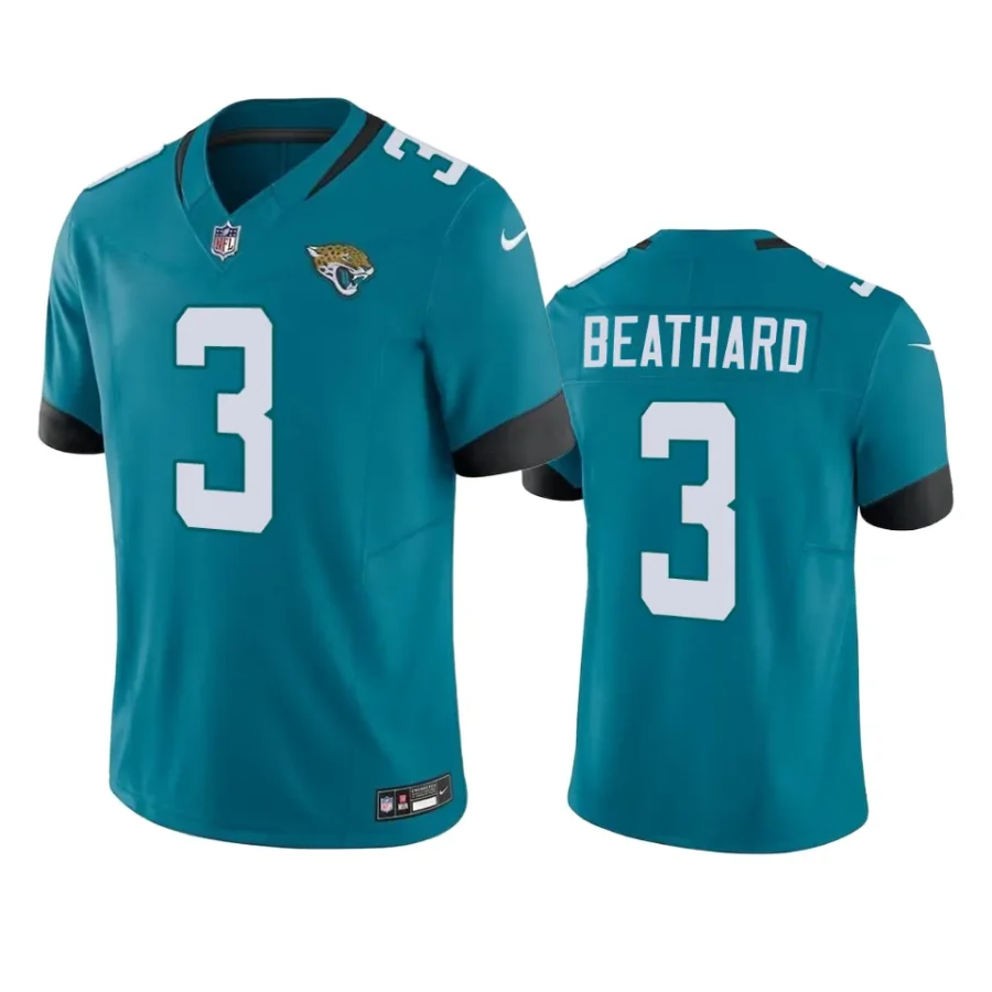 jaguars c.j. beathard teal vapor f.u.s.e. limited jersey