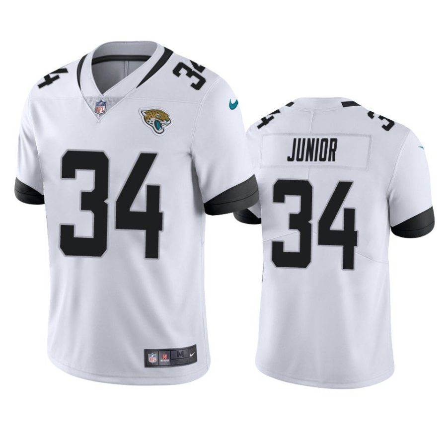 jaguars gregory junior white vapor jersey