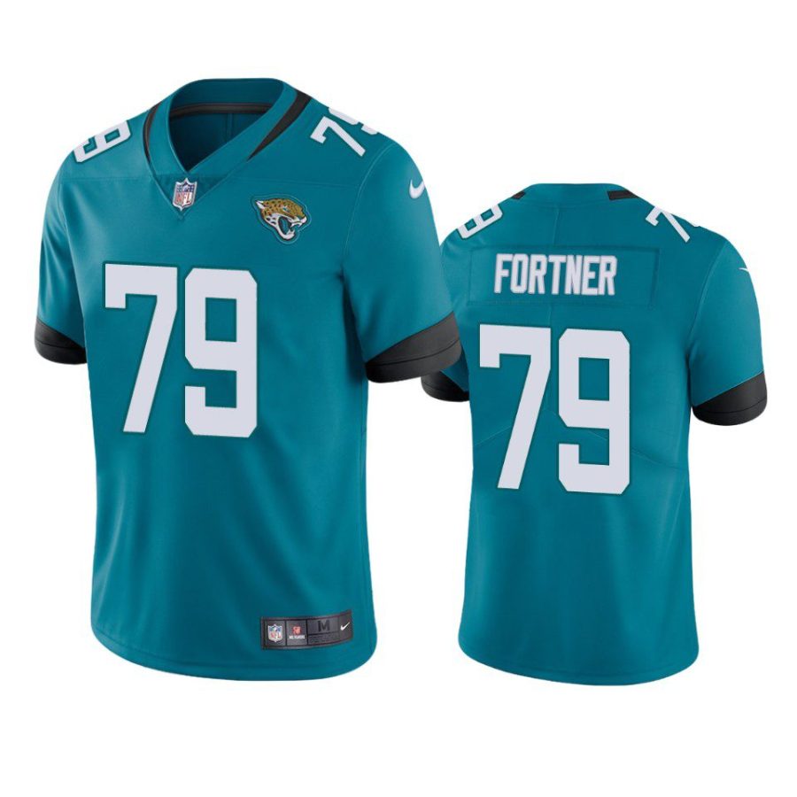 jaguars luke fortner teal vapor jersey