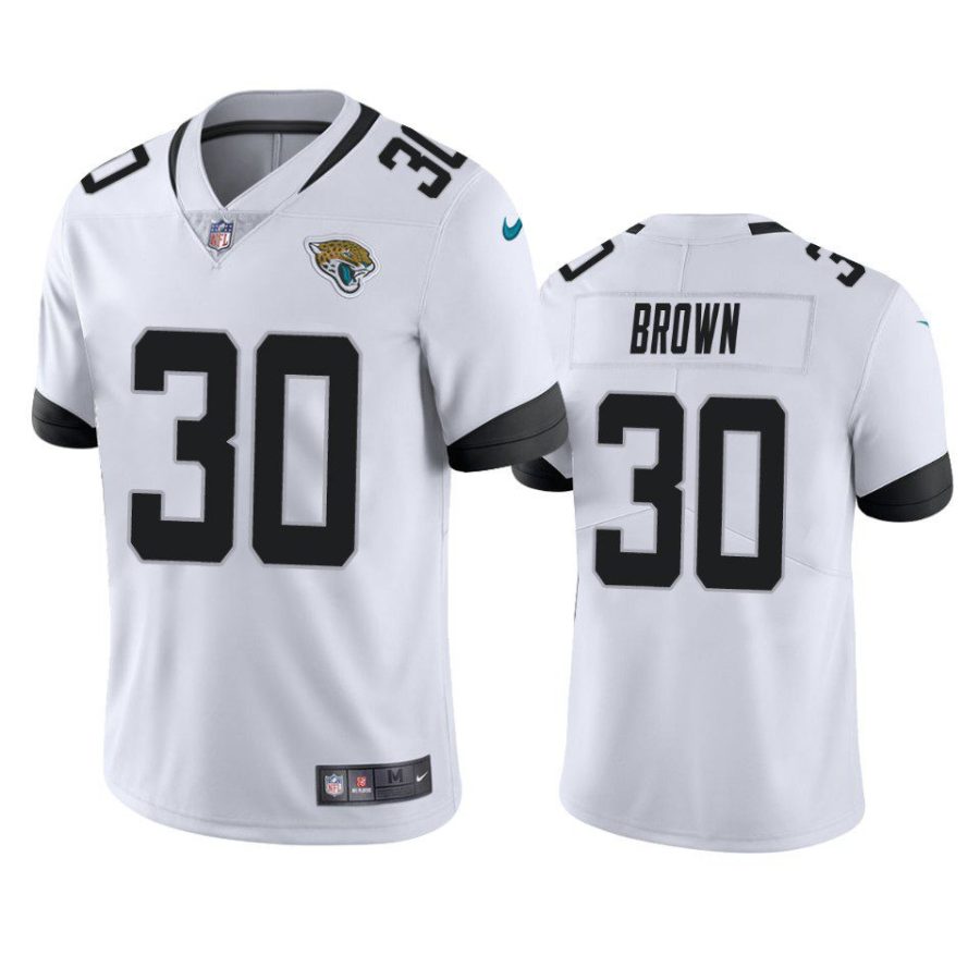 jaguars montaric brown white vapor jersey