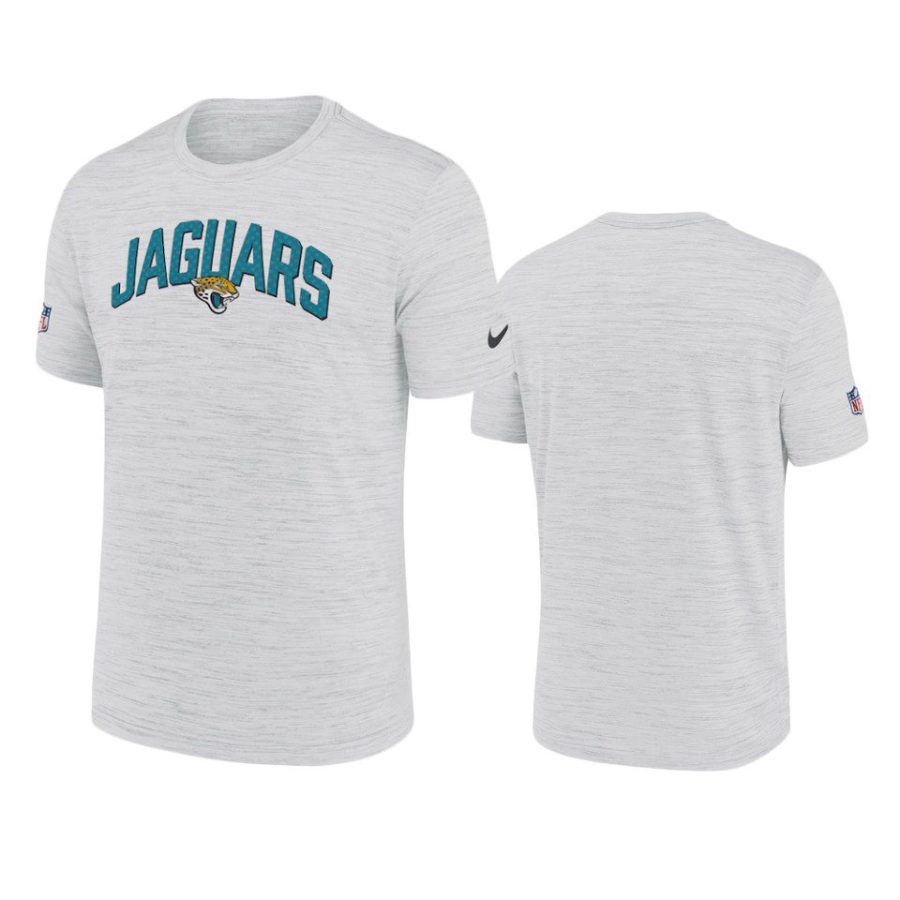 jaguars white velocity athletic stack performance t shirt