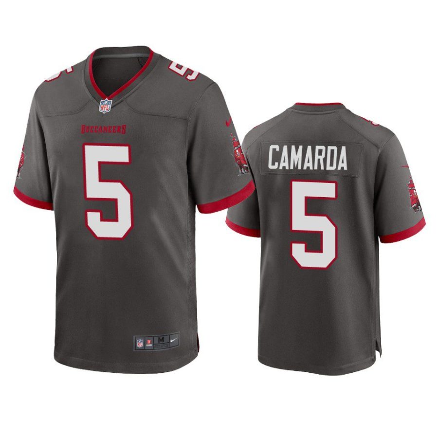 jake camarda buccaneers alternate game pewter jersey