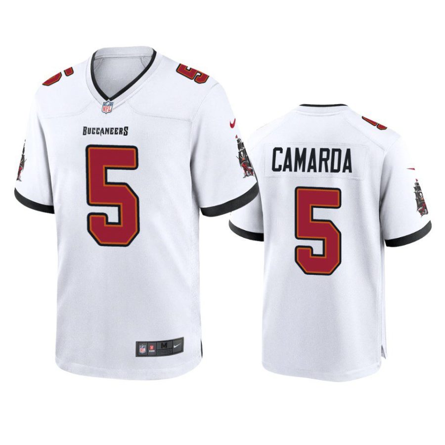 jake camarda buccaneers white game jersey