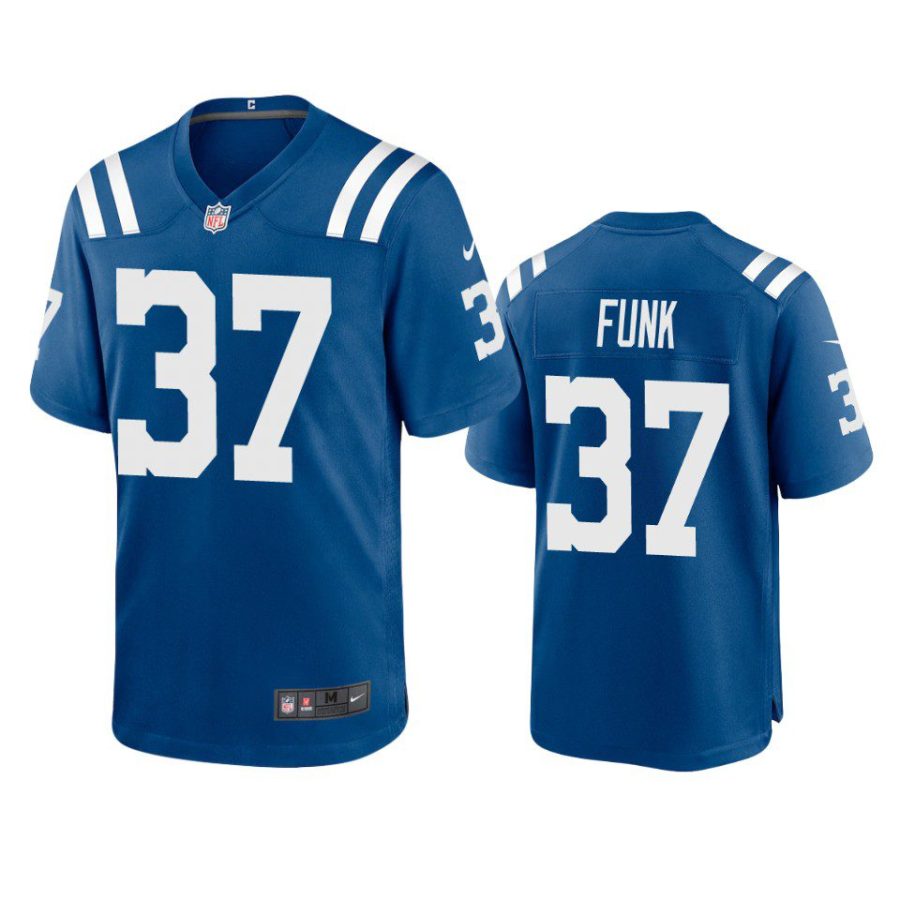 jake funk colts royal game jersey