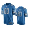 jake funk lions blue game jersey