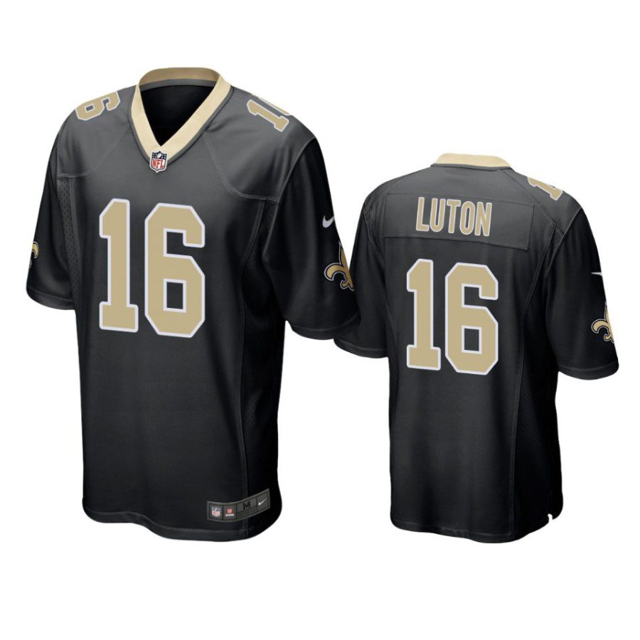 jake luton saints black game jersey