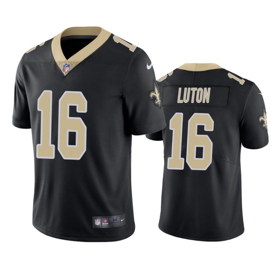 jake luton saints black vapor limited jersey