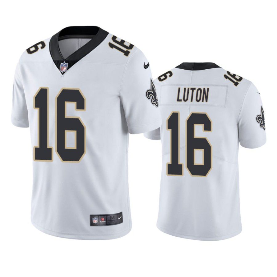 jake luton saints white vapor limited jersey