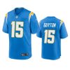 jalen guyton chargers powder blue game jersey