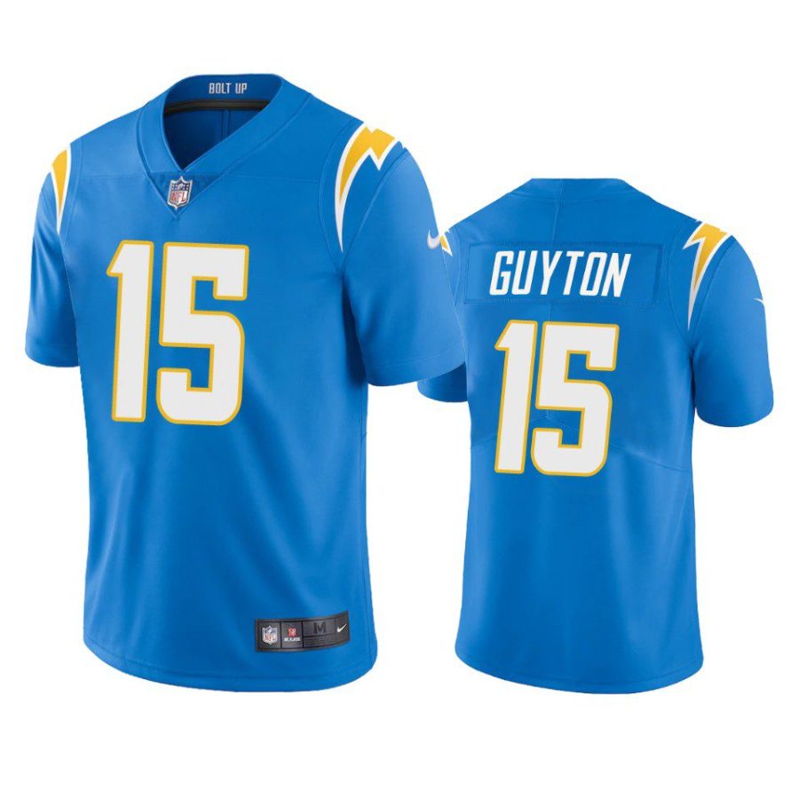 jalen guyton chargers powder blue vapor jersey