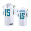 jalen guyton chargers white game jersey