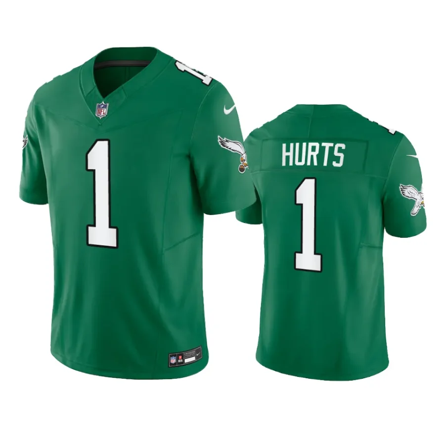 jalen hurts eagles kelly green alternate limited jersey