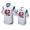 jalen pitre texans game white jersey