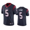 jalen pitre texans jersey navy vapor limited