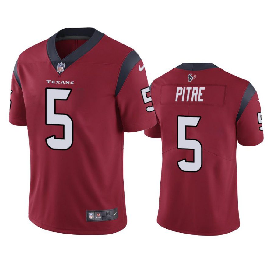 jalen pitre texans jersey red vapor limited