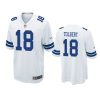 jalen tolbert cowboys white game jersey