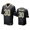 jamaal williams saints black game jersey