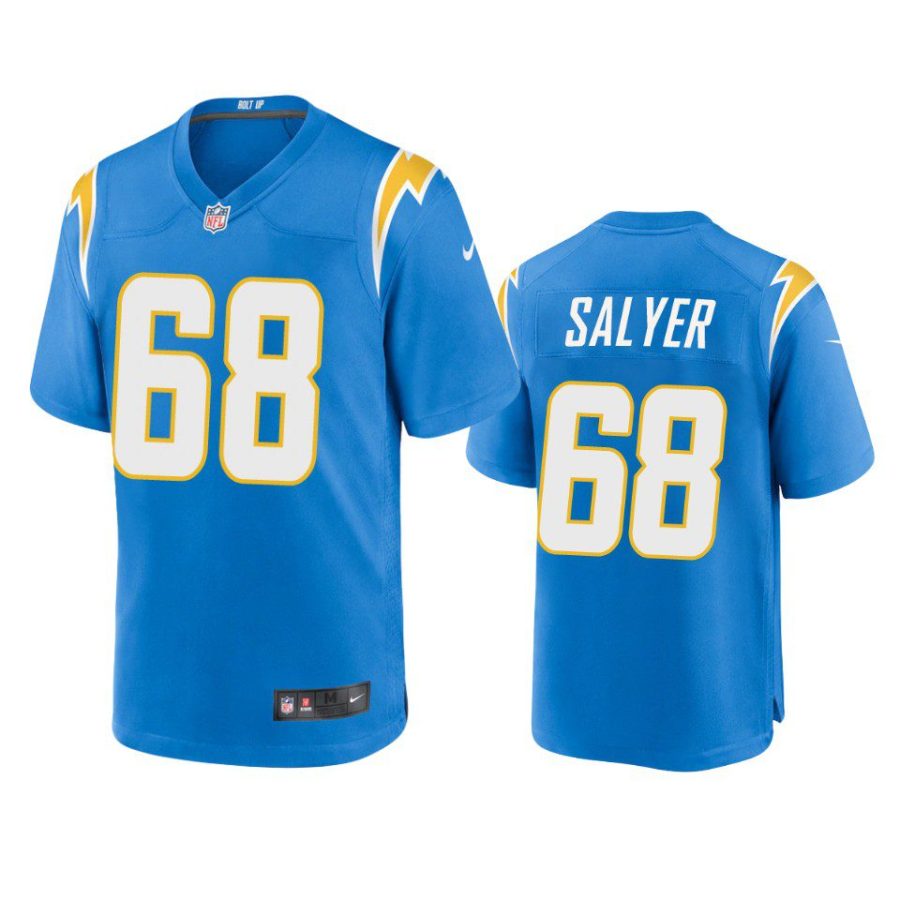 jamaree salyer chargers game powder blue jersey