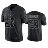 james robinson jets reflective limited black jersey