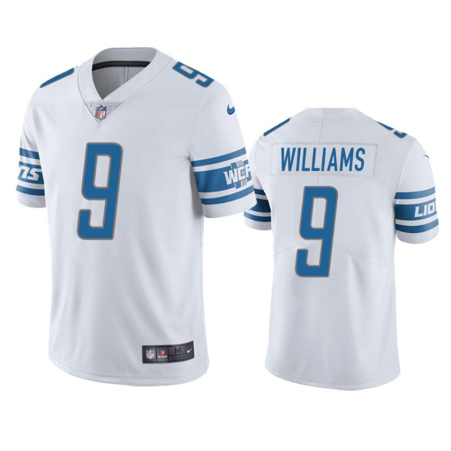 jameson williams lions jersey white vapor limited