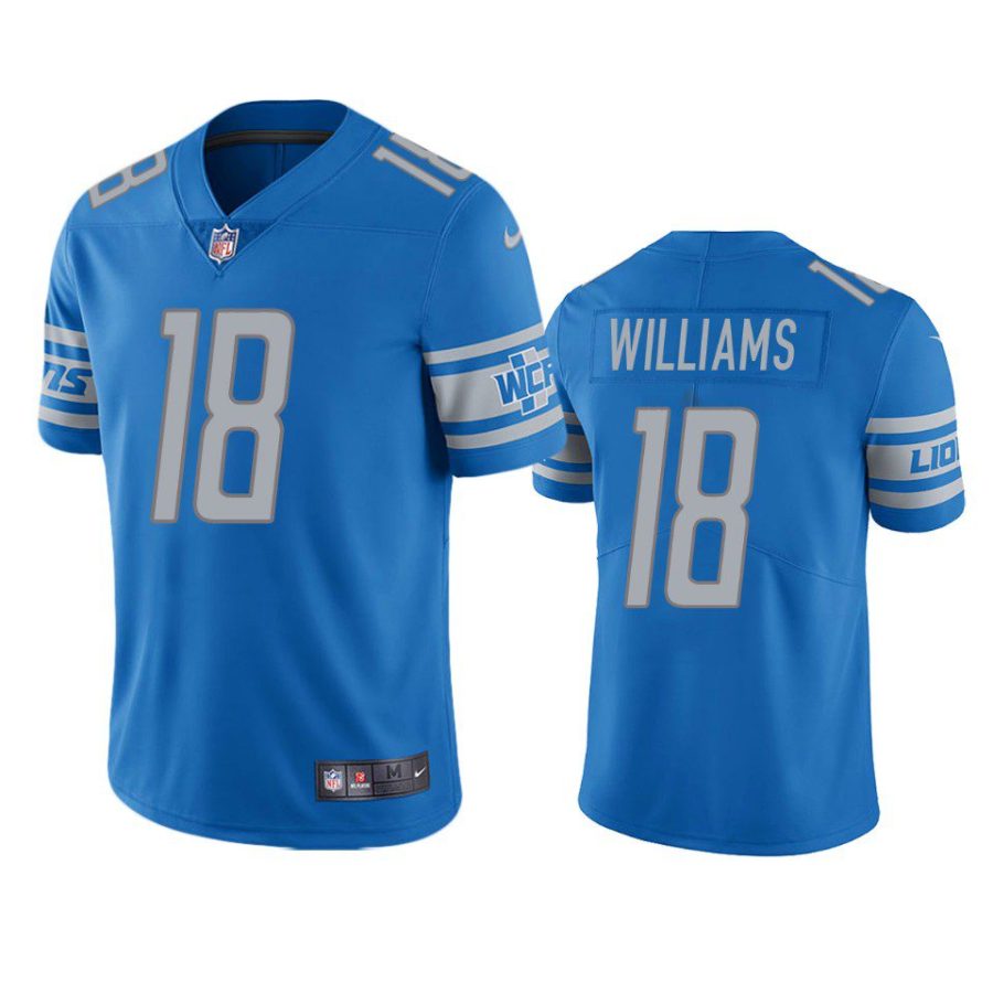 jameson williams lions light blue vapor limited jersey