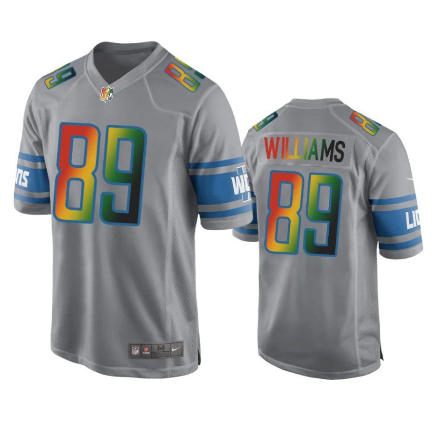 jameson williams lions silver juneteenth freedom day jersey