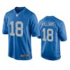 jameson williams lions throwback game blue jersey