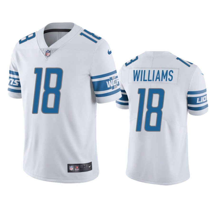 jameson williams lions white vapor limited jersey