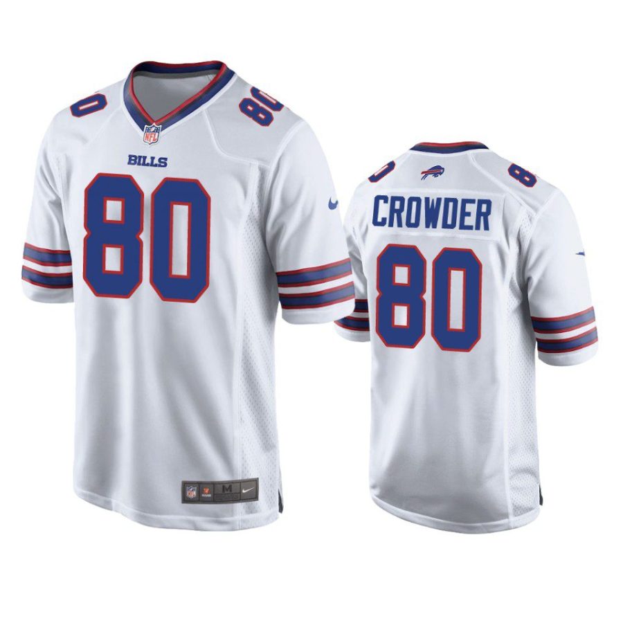 jamison crowder bills white game jersey