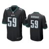 janarius robinson eagles black game jersey