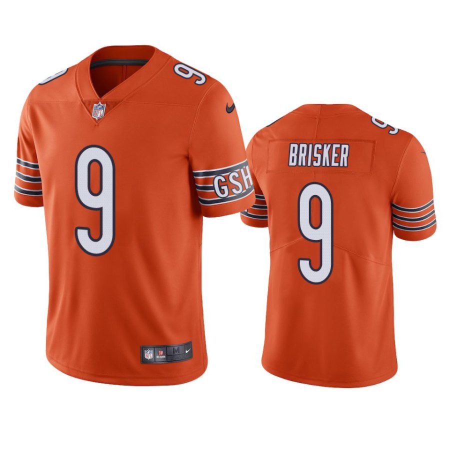 jaquan brisker bears vapor limited orange jersey