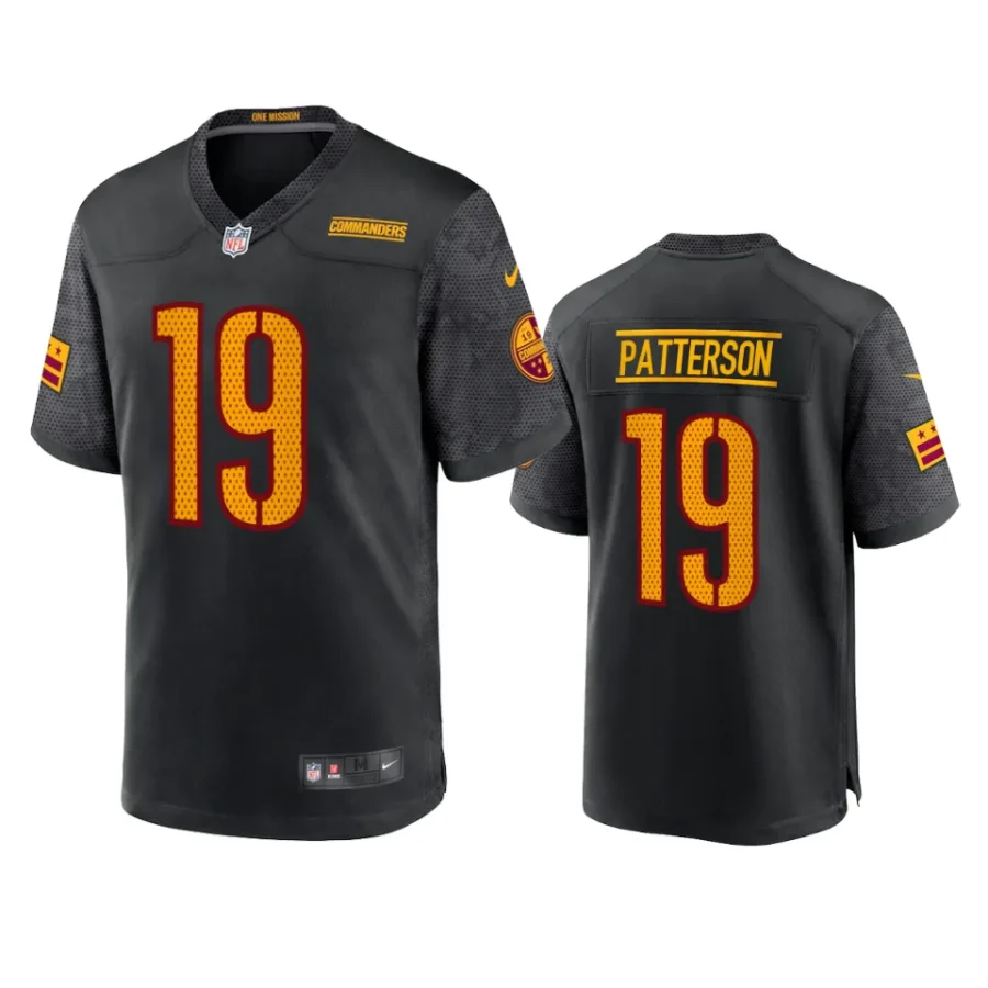 jaret patterson commanders black alternate jersey