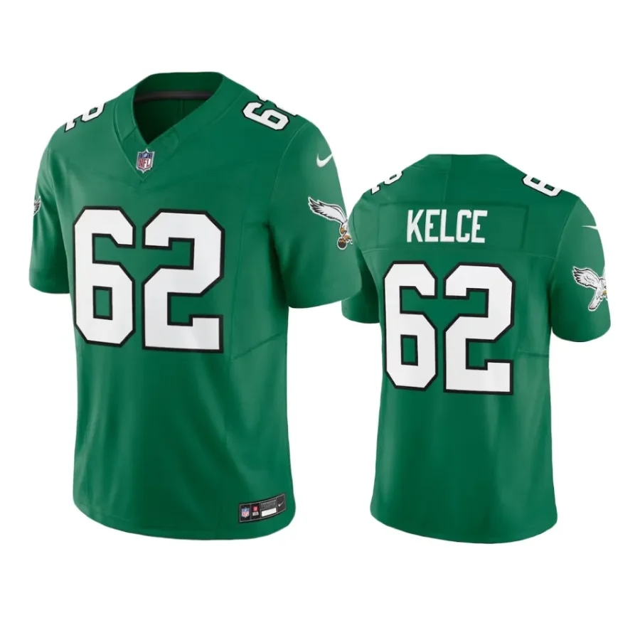 jason kelce eagles kelly green alternate limited jersey