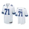 jason peters cowboys game white jersey