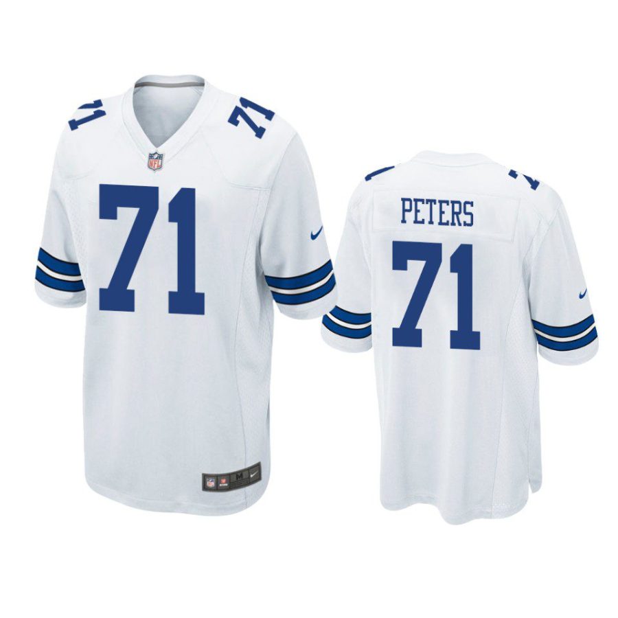 jason peters cowboys game white jersey