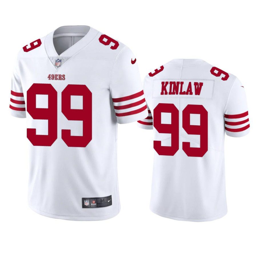 javon kinlaw 49ers white vapor limited jersey