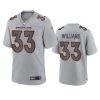 javonte williams broncos gray atmosphere fashion game jersey