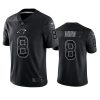 jaycee horn panthers reflective limited black jersey