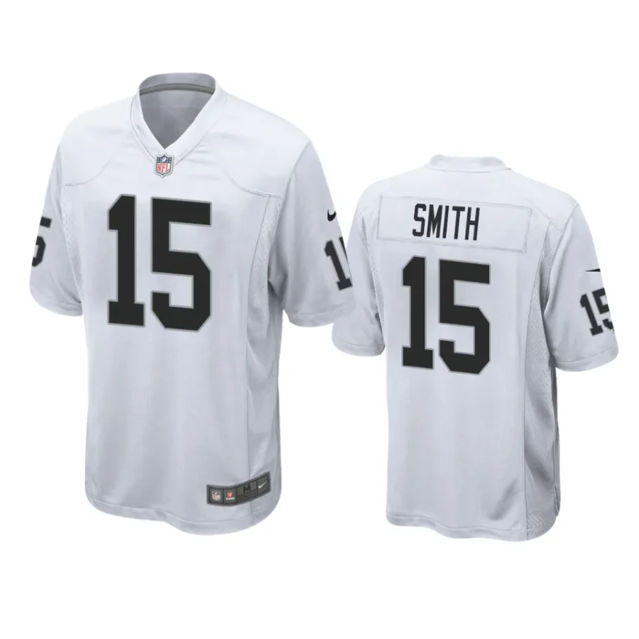 jaylon smith raiders white game jersey