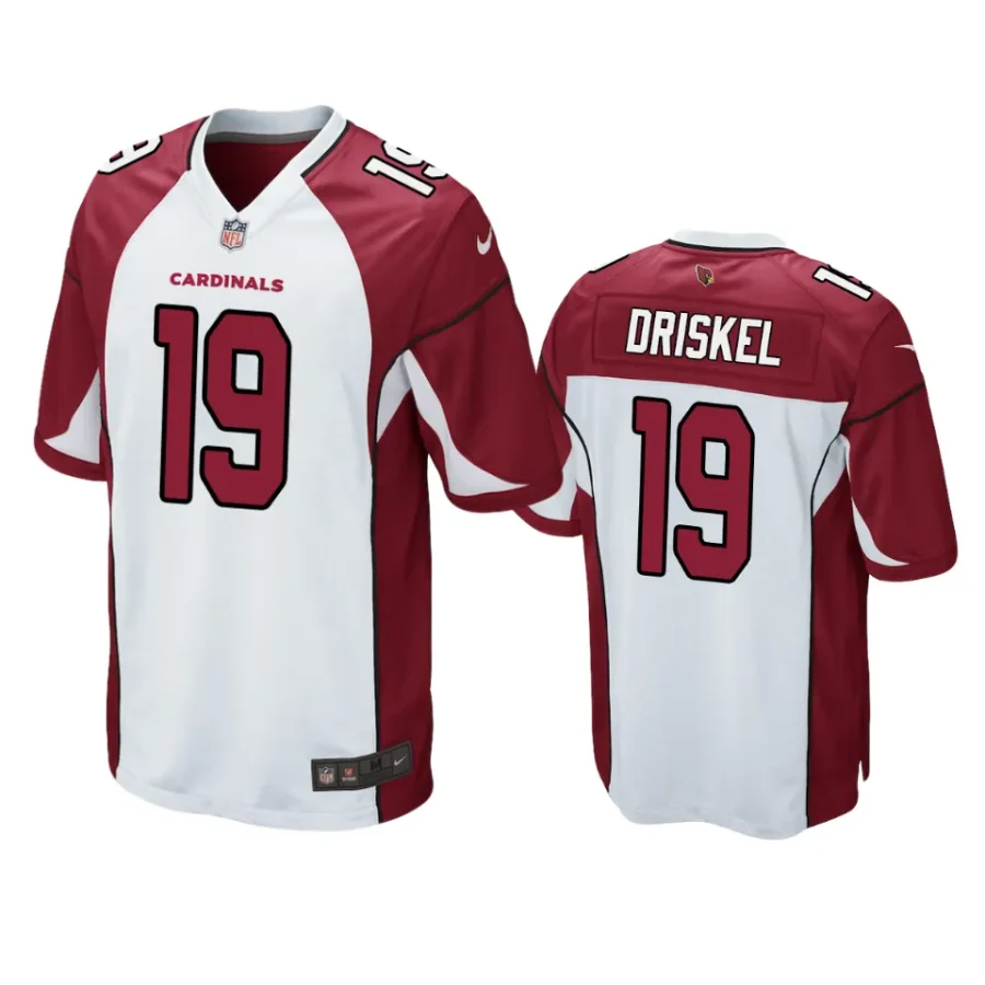 jeff driskel cardinals white game jersey