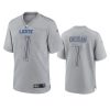 jeff okudah lions atmosphere fashion game gray jersey