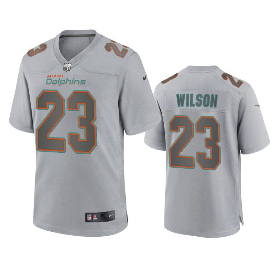 jeff wilson dolphins atmosphere fashion game gray jersey