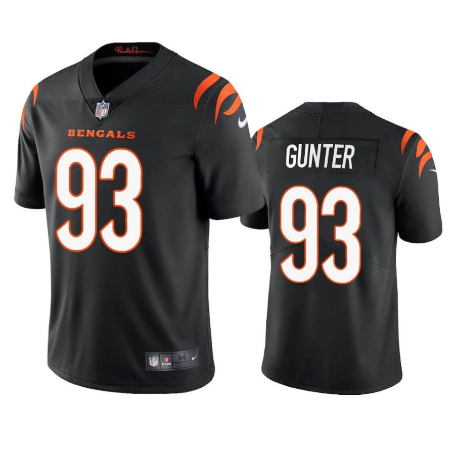 jeffrey gunter bengals vapor limited black jersey