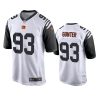 jeffrey gunter bengals white alternate game jersey