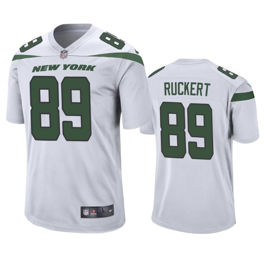 jeremy ruckert jets white game jersey